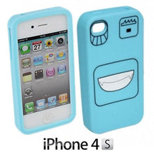 Carica l'immagine nel visualizzatore di Gallery, Custodia in silicone per iPhone 4/4S con emoticons Gadgets and Gifts - New Shop Generation