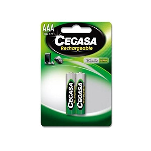 Batterie Ricaricabili Cegasa HR03 800 mAh (2 uds) - New Shop Generation